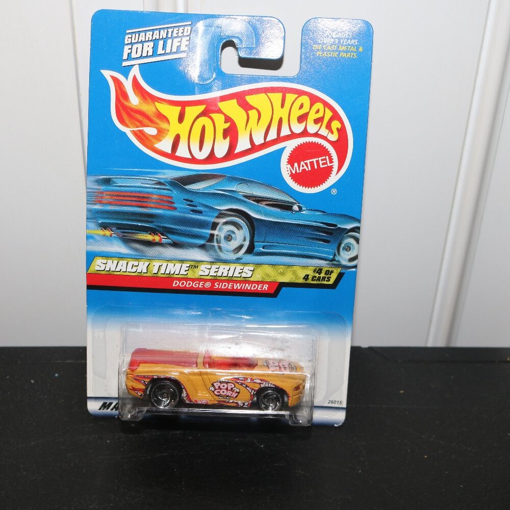 Hot Wheels 1999 Snack Time Series #4 out of 4 POPCORN dodge sidewinder
